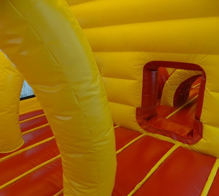 Minion Cartoon Inflatable Obstacle Course
